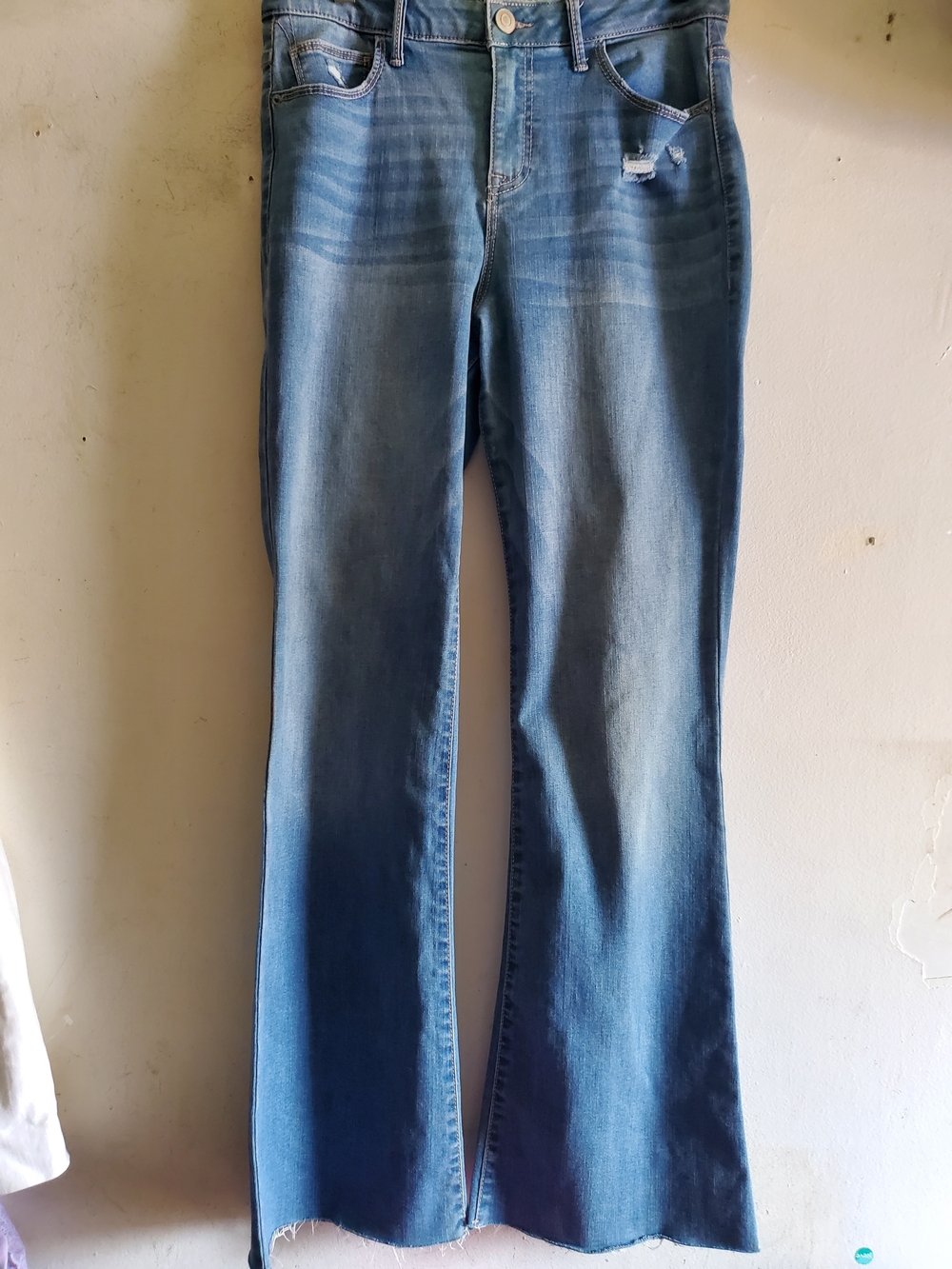 Knox Rose Light Blue Flare Jeans - Picture 2 of 11